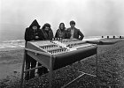 Merryfield009  Photo &#39;crew&#39; on the beach at Aldburgh - picture for our first Ad in Studio Sound Magazine